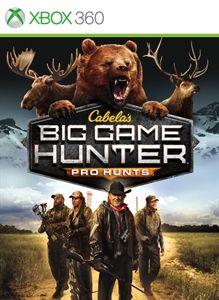 Cabela's Big Game Hunter box art for Xbox 360